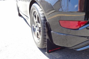 Ford Fiesta Mud Flaps - Rally Armor - UR Series - Red - `13-`19 Ford Fiesta Mud Flaps - Rally Armor - UR Series - Red - `13-`19